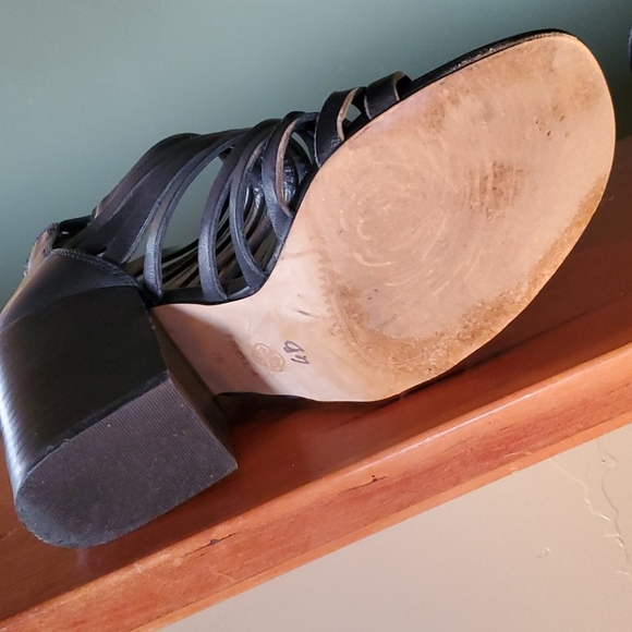 Isola black gladiator heeled sandals - Picture 7 of 10